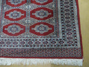 4' X 6' Vintage Handmade Pakistan Turkoman Bokhara Fine Woven Wool Rug Nice