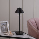 17.5" In Rowan Matte Powder Black G-9 Table Lamp
