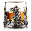 Viking & Mythological Pewter Whiskey - 12oz SINGLE by The Wine Savant