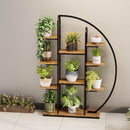 62.2 Inch Tall Metal Indoor Plant Stand with Grow Lights