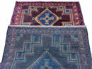 2'11" X 4'6" Vintage Handmade Tribal Wool Rug Balouchi Rug Afghan Rug Geometric