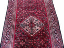 5.5 X 10 Antique Handmade Wool Tribal Gallery Rug All Over Red Runner Corridor