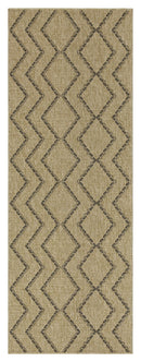 Earth GC_NTL1010 Jute/Black Indoor/Outdoor Area Rug