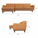 Allison - Mid-Century Modern Sectional Sofa Chaise by HouseOfZazla