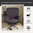 360° Swivel Office Chair, No Wheels by HouseOfZazla