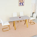 Modern Dining Chairs Set of 4, PU Leather