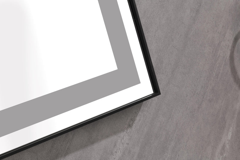 36x24 LED Lighted Bathroom Wall Mounted Mirror with High Lumen+Anti-Fog Separately Control