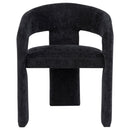 Carlow Upholstered Dining Arm Chair Black (Set of 2) by Unique Piece Furniture