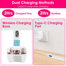 Portable Cordless Electric Nail Drill Kit Charging Base With UV Nail Dryer 6Pcs Nail Drill Bits 5Speeds Direction Control Timer Setting For Acrylic Ge