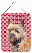 Cairn Terrier Hearts Love and Valentine's Day Wall or Door Hanging Prints