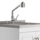 Cardinal - Laundry Cabinet With Faucet And Sink - White - Wood by HouseOfZazla
