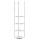 Tall 6 Tier Corner Bookshelf For Living Room by HouseOfZazla