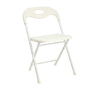 Folding Chairs, Stackable & Waterproof (Set of 4) - White by HouseOfZazla