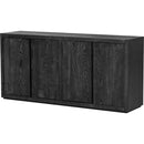 Distinctive Features of a Four-Door Cabinet Sideboard with Ash Veneer suitable for Hallway, Entryway, Living Room