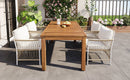 TOPMAX Patio 5pcs Wooden Dining Table Set by HouseOfZazla