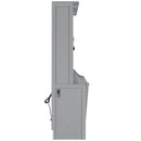 Murphy Bed With Desk, LED Lights & USB Charging Station by HouseOfZazla