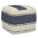 Grady - Handcrafted Square Pouf by HouseOfZazla