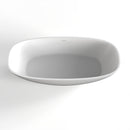 Soaking Bathtub, Freestanding, Solid Surface - Matte White by HouseOfZazla