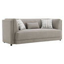 Glenda - Sofa With 3 Pillows - Gray Chenille by Unique Piece Furniture