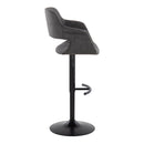Vintage Flair - Mid Century Modern Adjustable Barstool With Swivel & Rounded T Footrest (Set of 2) by HouseOfZazla