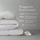 1 PC King/Cal King 100% Cotton Shell Comforter