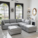 Modular Sectional Sofa, Convertible Sofa Seat With Storage