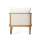Set of 2 Outdoor Acacia Wood Patio Club Chairs by HouseOfZazla