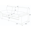 Vintage Inspired 3 Seat Sofa With Tufted Cushions by Unique Piece Furniture