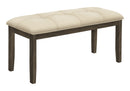 Bench, Rectangular, Hallway, Upholstered, Transitional - Cream by HouseOfZazla