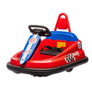 6V Kids Ride on Electric Go Kart Bumper Car W/Parents Remote Control,Three Speed Adjustable,LED Lights,Horn,Bluetooth,Player&360Spin,Vehicle body with Anti-collision padding for 18m+.