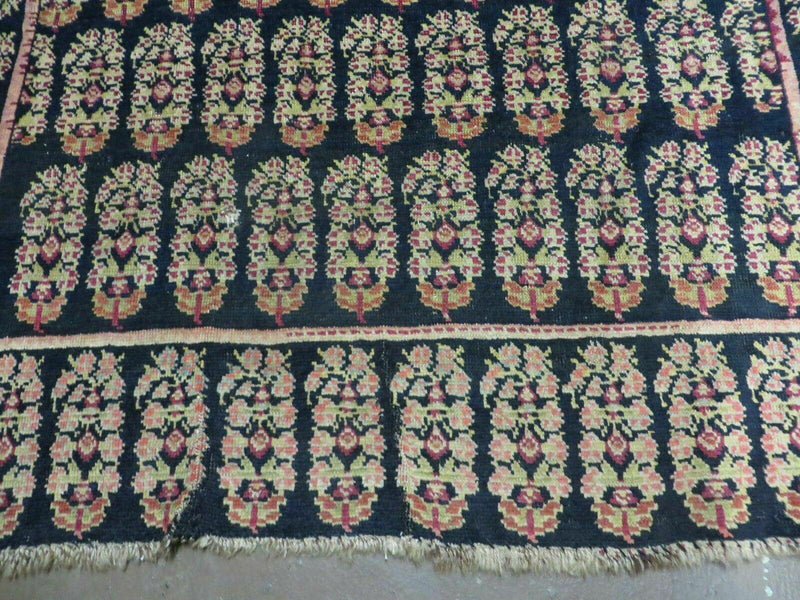 4' X 9' Antique Karabagh Caucasian Rug Handmade Wool Carpet Organic Dyes Nice