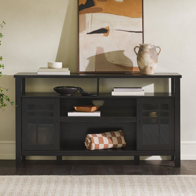 Hattie 58" 2-Door Transitional Buffet Sideboard & TV Stand