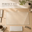 Clear Tempered Glass Table Mat - 20X32 Inch