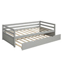 Twin Daybed With Trundle Frame Set by HouseOfZazla