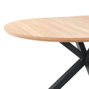 Extendable Round Dining Table - Oak by HouseOfZazla