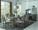 Paxton Place - Trestle Dining Table - Dovetail Gray