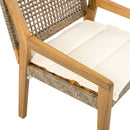 Outdoor Dining Set – Acacia Wood Stamford Table & Wicker Chairs