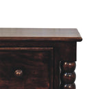Solid Wood Spindle Duo Bedside