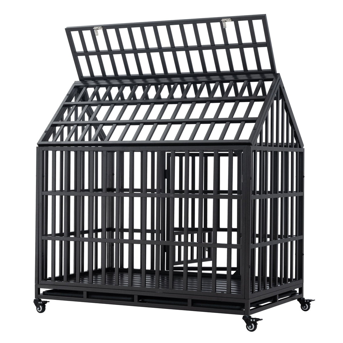 Heavy Duty Dog Crate Lockable Wheels, photo 26 of 40
