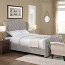 Marcella - Upholstered Shelter Headboard Bed Set by Unique Piece Furniture