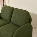 59" Loveseat Sofa Small Couch for Living Room, Sherpa Fabric Upholstered Loveseat Sofa Couch, Small Loveseat Sofa for Apartment, Bedroom