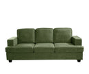 Modern Sofa, Comfortable 3 Seater Couch With Deep Seating, Loose Back Cushions, Wide Arms by Unique Piece Furniture
