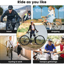 A28320-CREAM 700C Road Bike 21 Speed, Suspension Fork, Disc Brakes, Men's Women's Road Bike