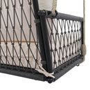 Outdoor Swing Sofa With Soft Cushions For Patio - Beige by HouseOfZazla