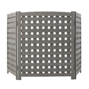 3 Panel Outdoor Air Conditioner Fence Screen by HouseOfZazla