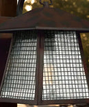 12" High, 1-Light Valiant Bronze Finish with Clear Seedy Glass Outdoor Wall Lantern by LampsUSA