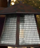 12" High, 1-Light Valiant Bronze Finish with Clear Seedy Glass Outdoor Wall Lantern