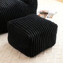 Giant Bean Bag Chair With Armrests And Footstool by HouseOfZazla