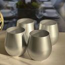 Leadingware Plastic Wine Glasses (Set of 4) by HouseOfZazla