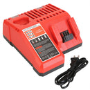 M12 M18 Rapid Fast Charger Fit for Milwaukee 10.8-18V Battery 48-59-1812 48-59-1808